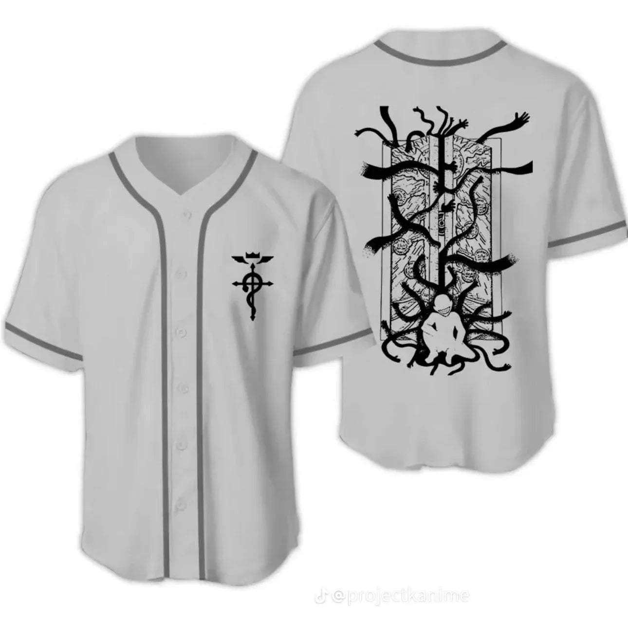 Morukai "The Gate of Alchemy" Fullmetal Alchemist Baseball Jersey