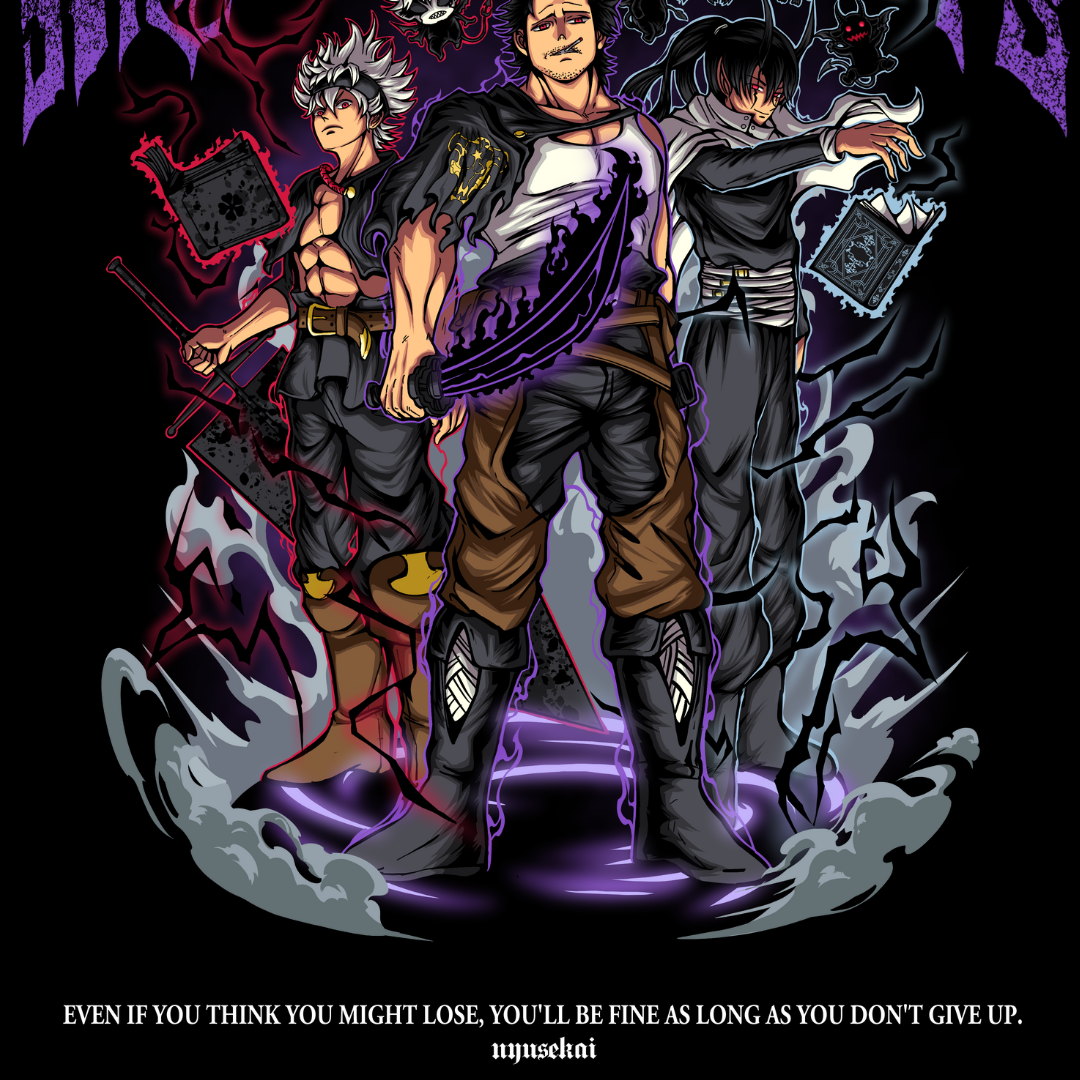 Morukai "Yami X Asta X Nacht - Black Clover Oversize T-Shirt