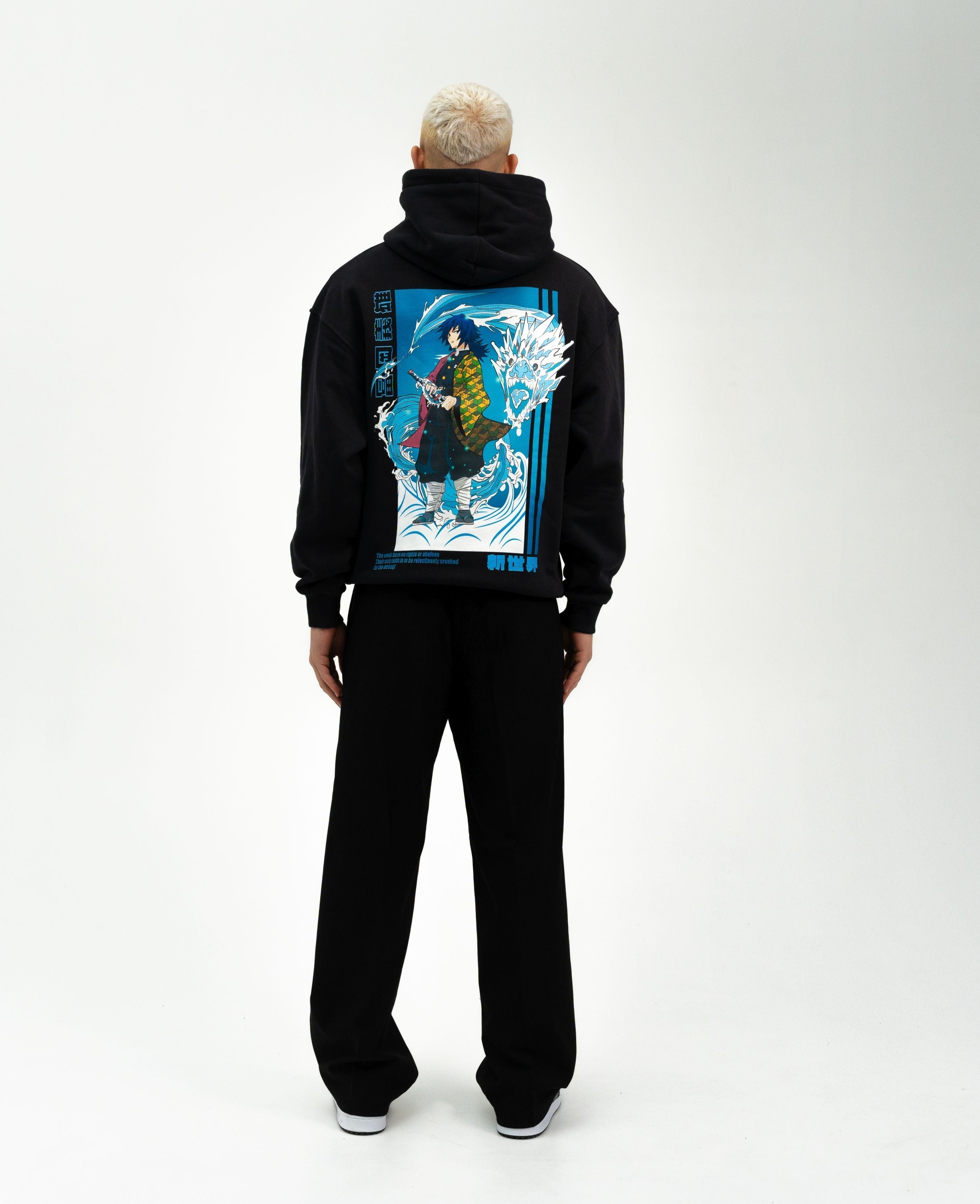 Morukai "Giyu x Water Dragon" Demon Slayer: Kimetsu no Yaiba Unisex Hoodie