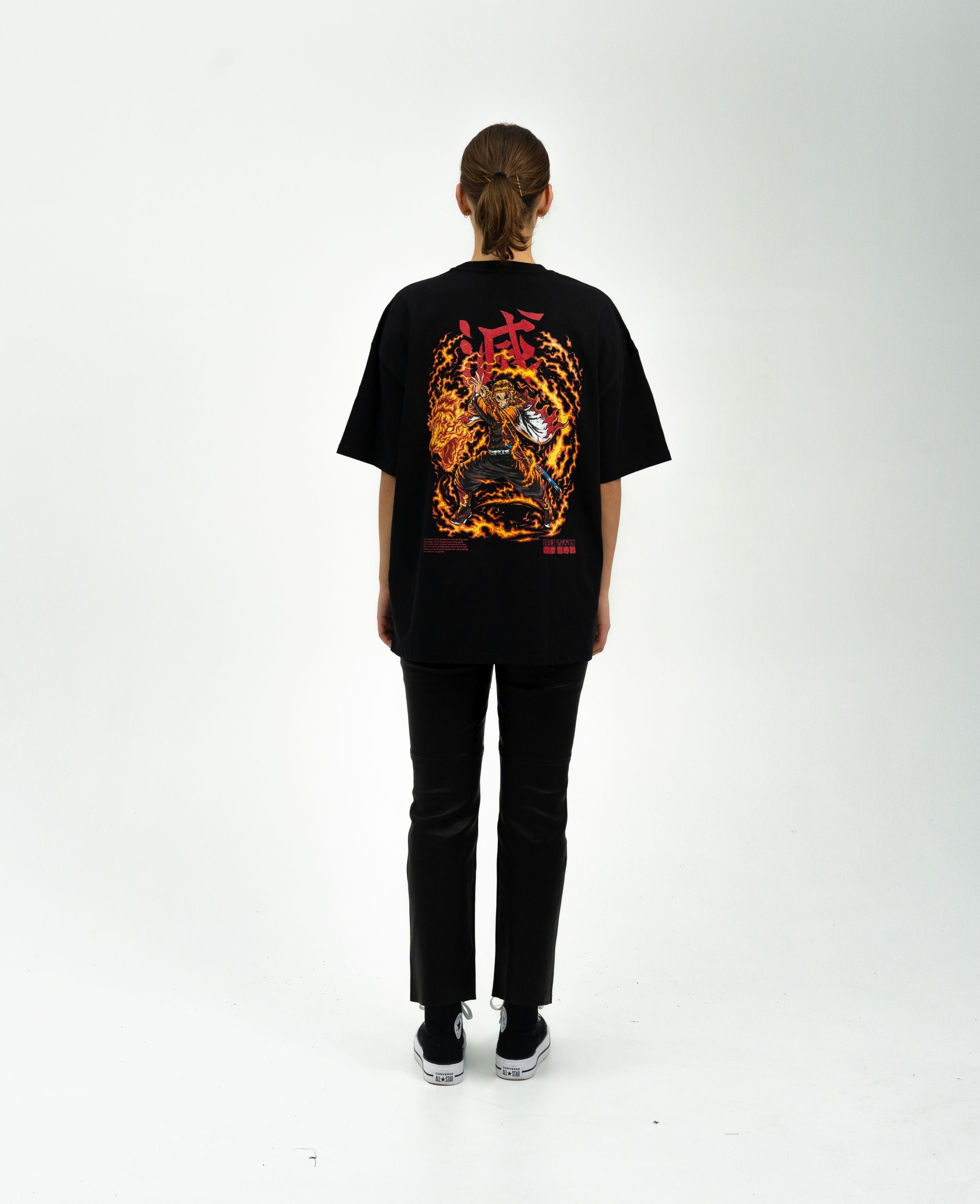 Morukai "Rengoku x Flaming Tiger" Demon Slayer: Kimetsu no Yaiba Unisex T-Shirt
