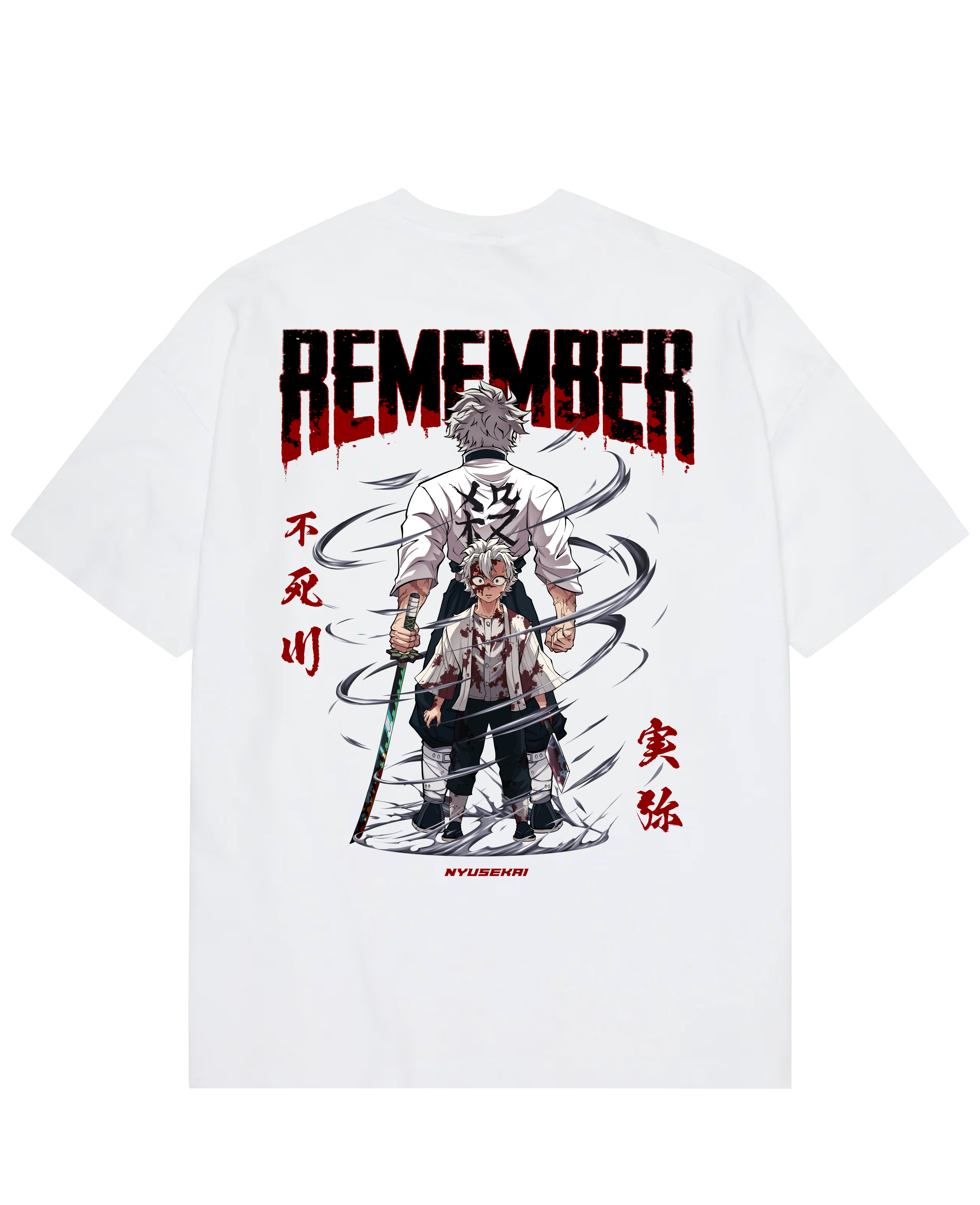 Morukai "Sanemi Shinazugawa Wind Pillar" Demon Slayer: Kimetsu no Yaiba Unisex T-Shirt