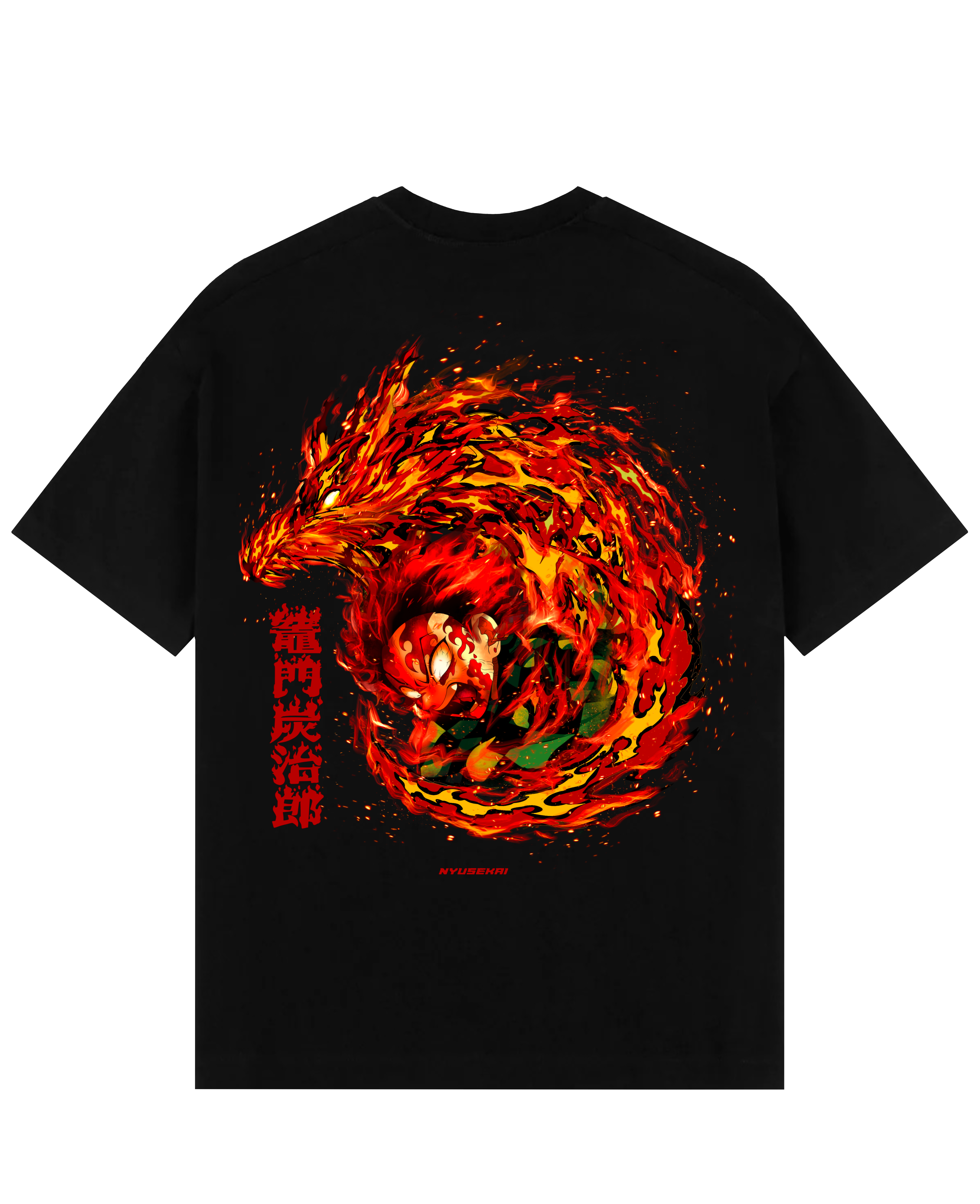 Morukai "Tanjiro Kamado Blood Dragon" Demon Slayer: Kimetsu no Yaiba Unisex T-Shirt