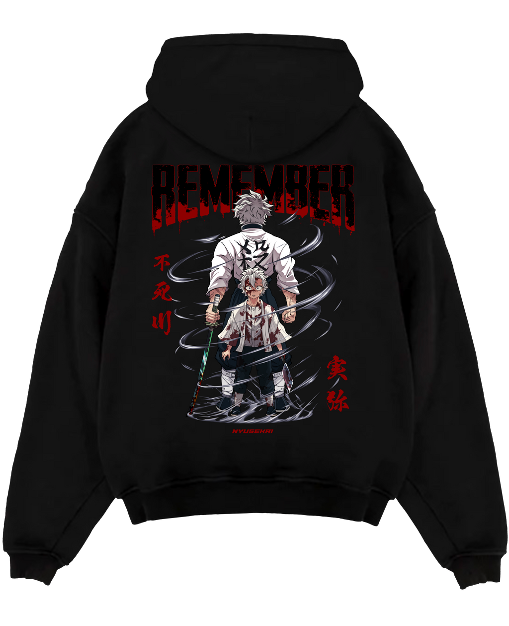 Morukai "Sanemi Shinazugawa Wind Pillar" Demon Slayer: Kimetsu no Yaiba Unisex Hoodie