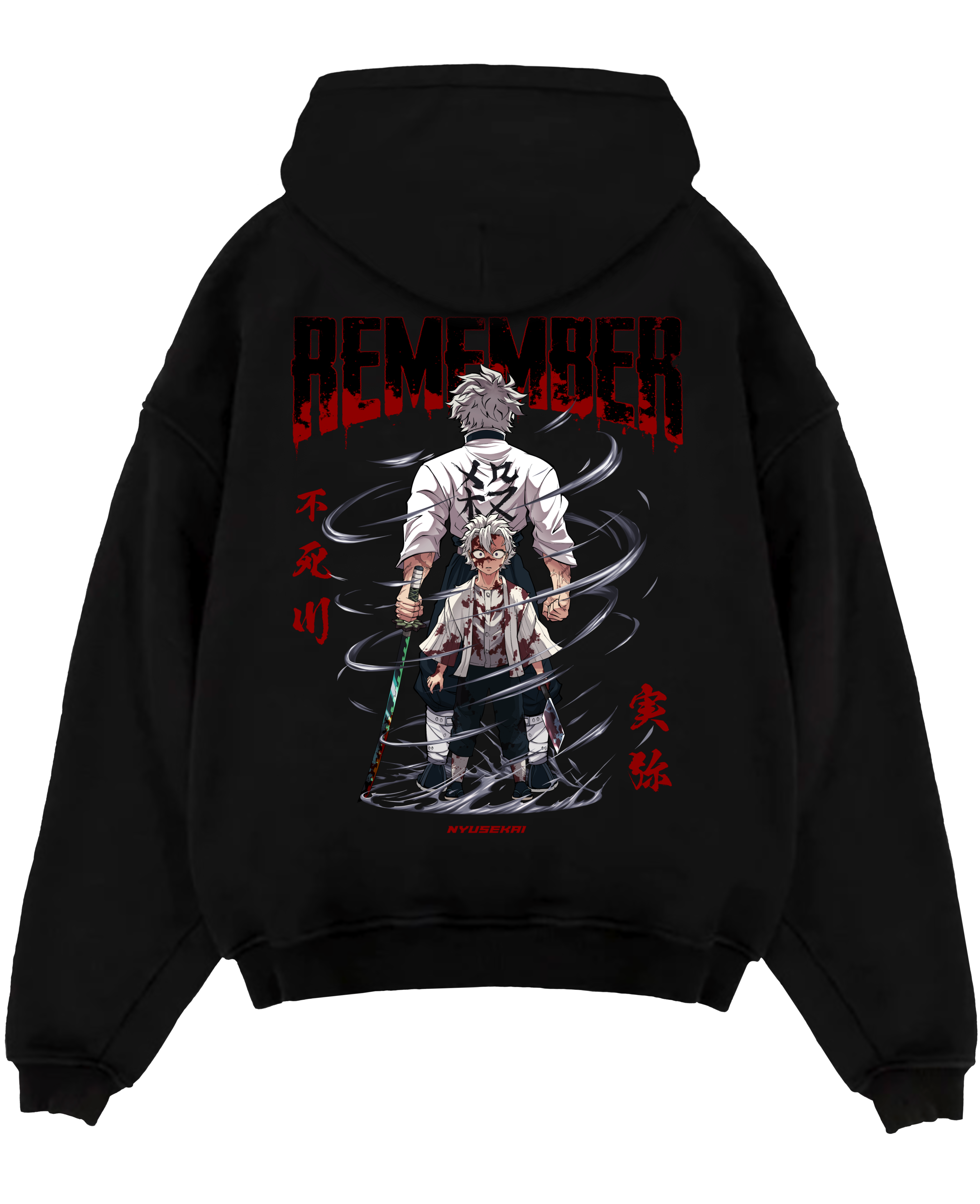 Morukai "Sanemi Shinazugawa Wind Pillar" Demon Slayer: Kimetsu no Yaiba Unisex Hoodie