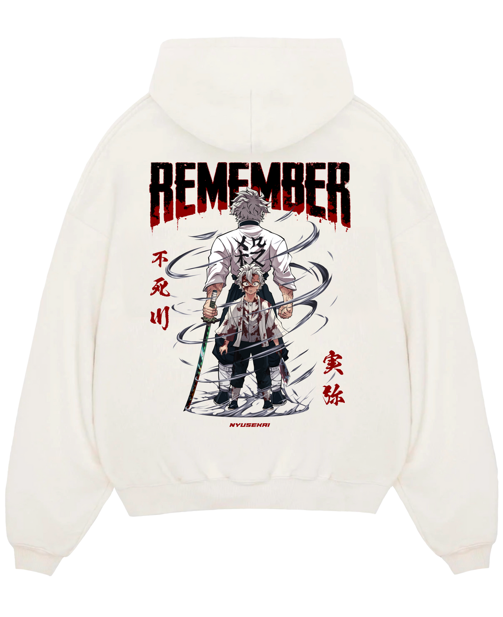 Morukai "Sanemi Shinazugawa Wind Pillar" Demon Slayer: Kimetsu no Yaiba Unisex Hoodie
