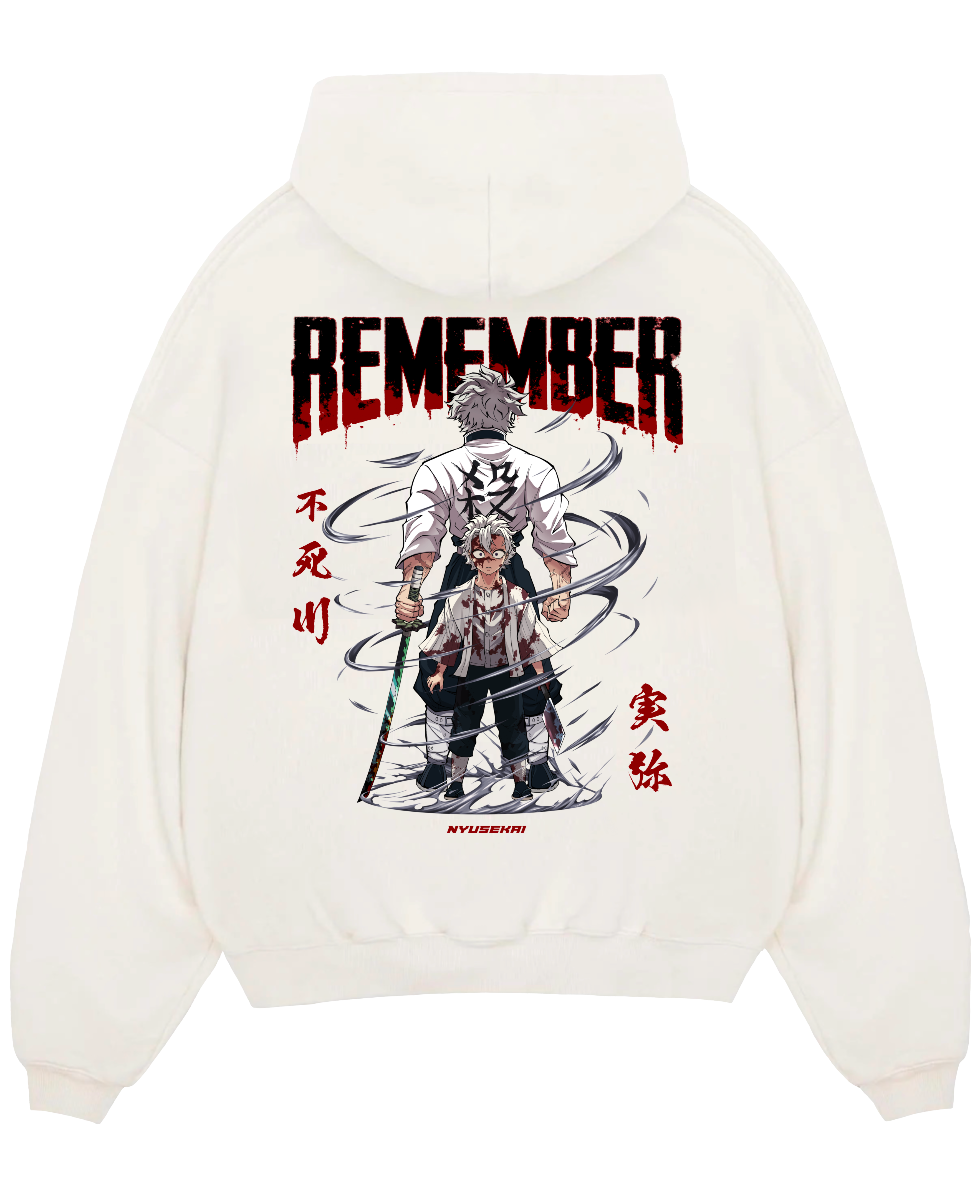 Morukai "Sanemi Shinazugawa Wind Pillar" Demon Slayer: Kimetsu no Yaiba Unisex Hoodie