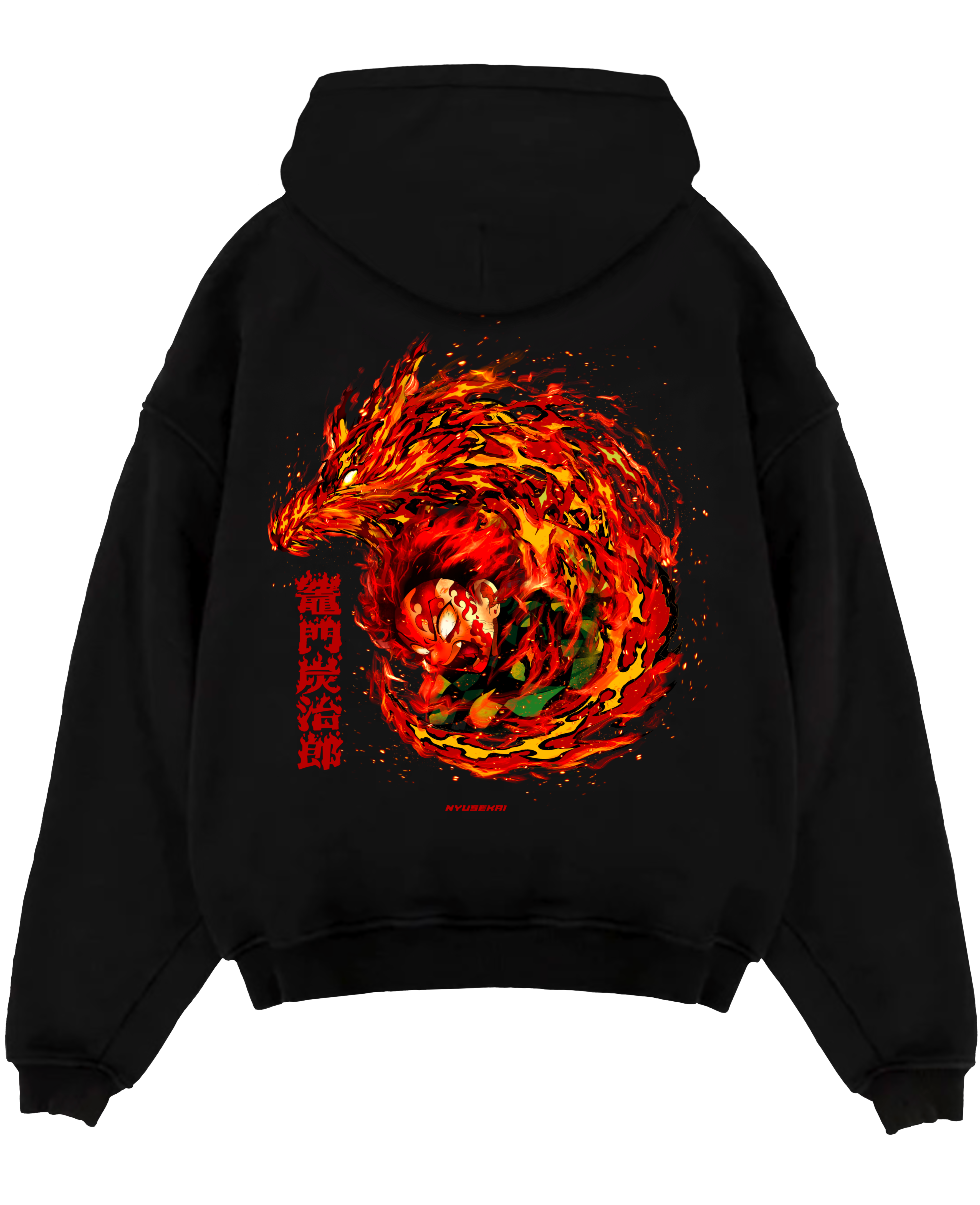 Morukai "Tanjiro Kamado Blood Dragon" Demon Slayer: Kimetsu no Yaiba Unisex Hoodie