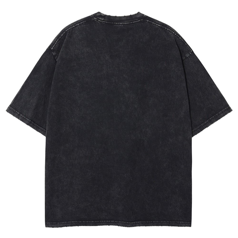 Morukai "Baki Hanma Son of Ogre" Baki Vintage Washed Oversized T-Shirt V1