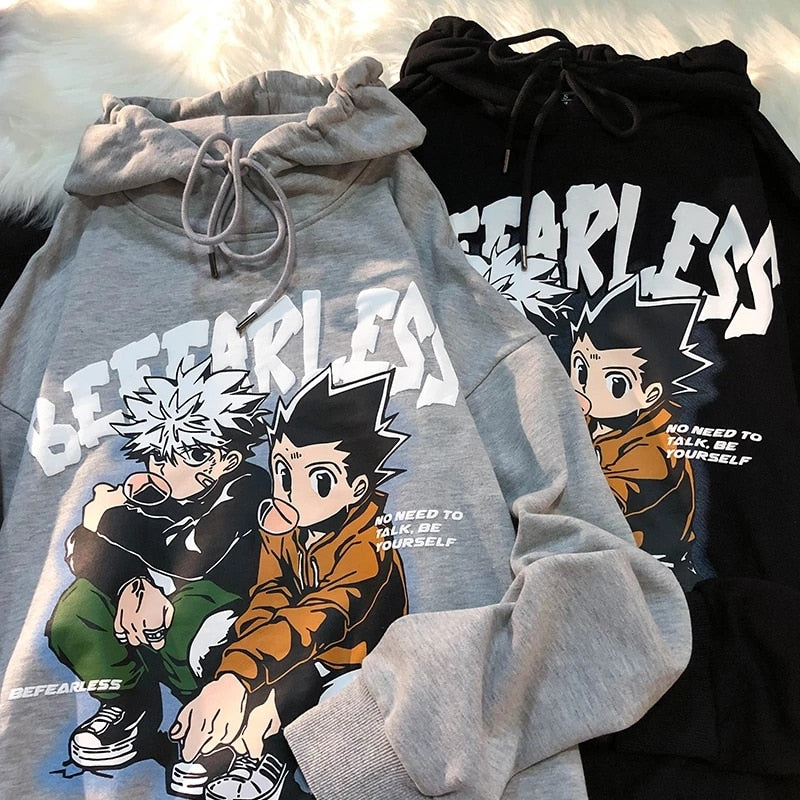 Morukai "Gon Freecss x Killua Zoldyck Be Fearless" Hunter x Hunter Unisex Hoodie