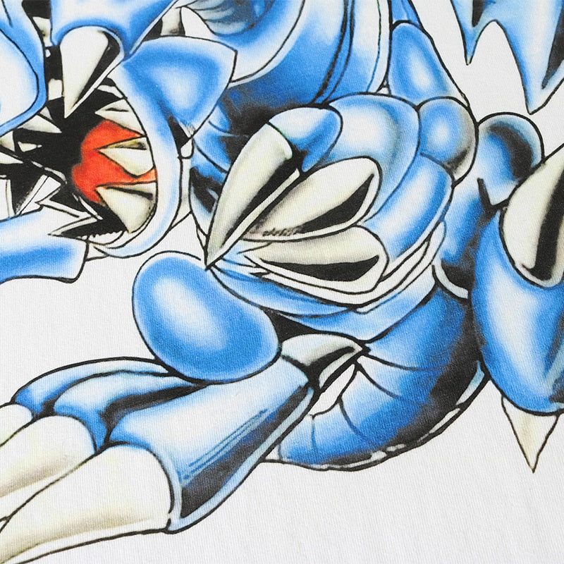 Morukai "Blue-Eyes Toon Dragon" Yu-Gi-Oh! Vintage Washed Oversized T-Shirt