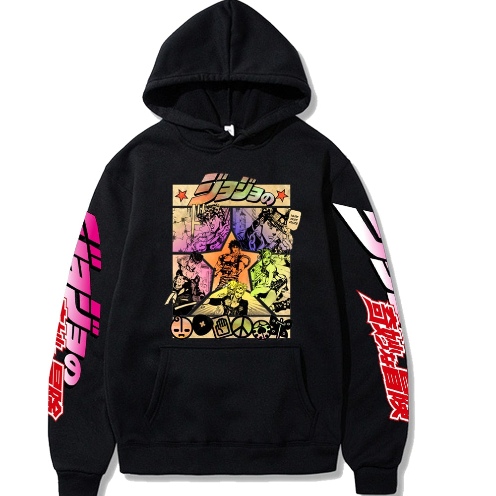 Morukai "All Jojo" Jojo's Bizarre Adventure AOP Hoodie