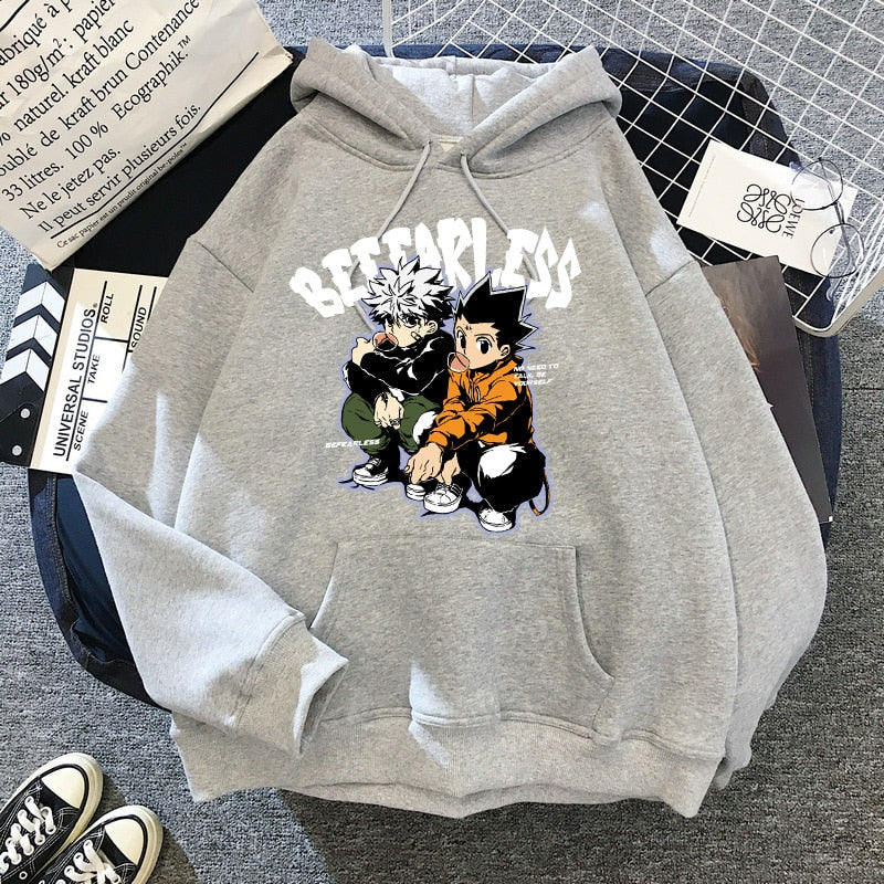 Morukai "Gon Freecss x Killua Zoldyck Be Fearless" Hunter x Hunter Unisex Hoodie