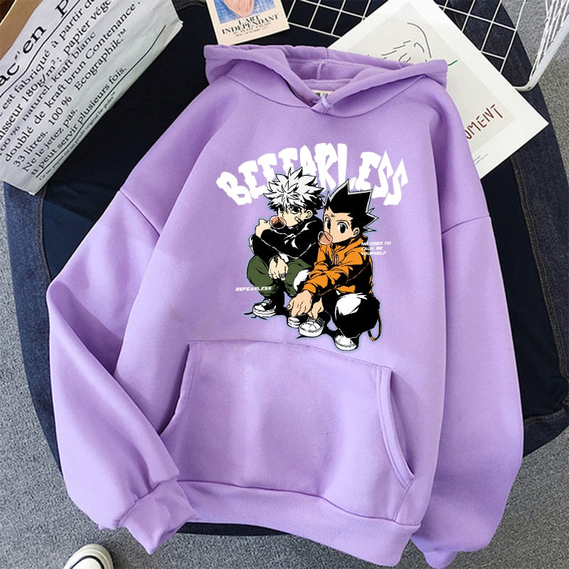 Morukai "Gon Freecss x Killua Zoldyck Be Fearless" Hunter x Hunter Unisex Hoodie