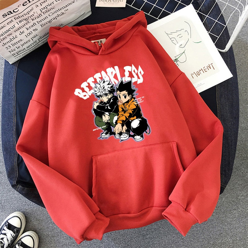 Morukai "Gon Freecss x Killua Zoldyck Be Fearless" Hunter x Hunter Unisex Hoodie