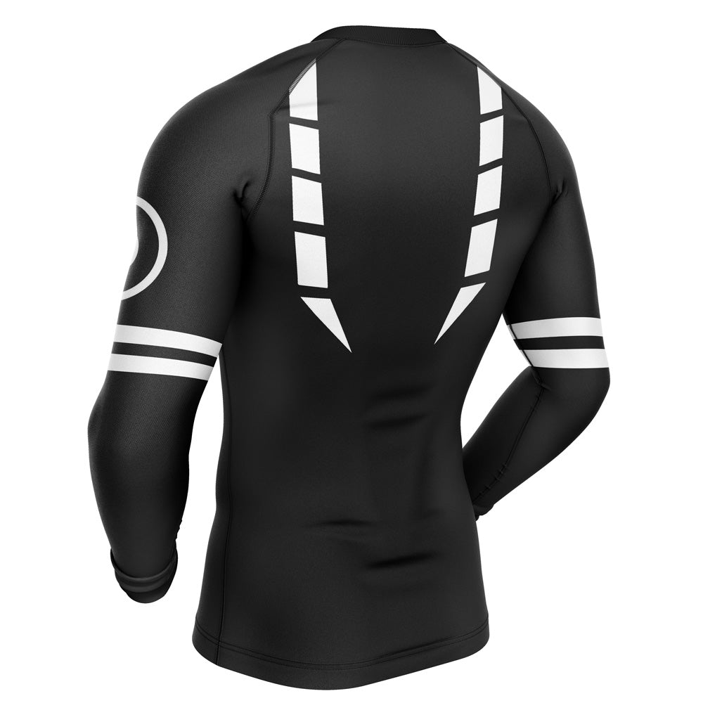 Morukai "Sukuna White Marks Jujutsu Kaisen Long Sleeve Rash Guard Compression