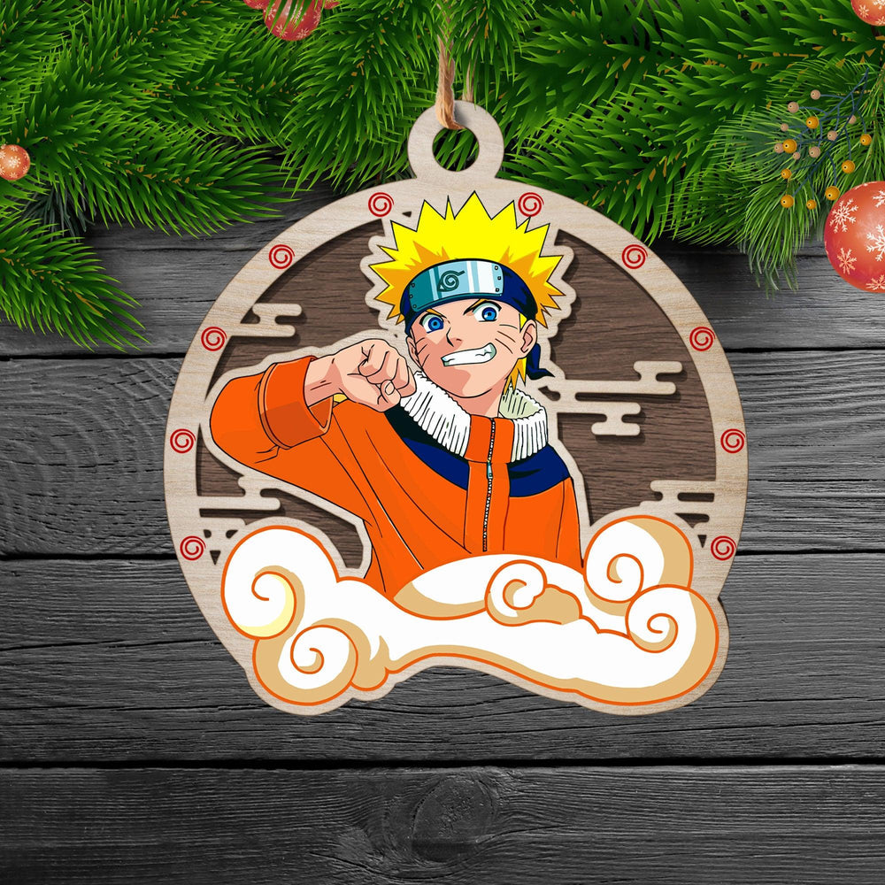Morukai "Naruto With Cloud Ornament Anime Ornaments