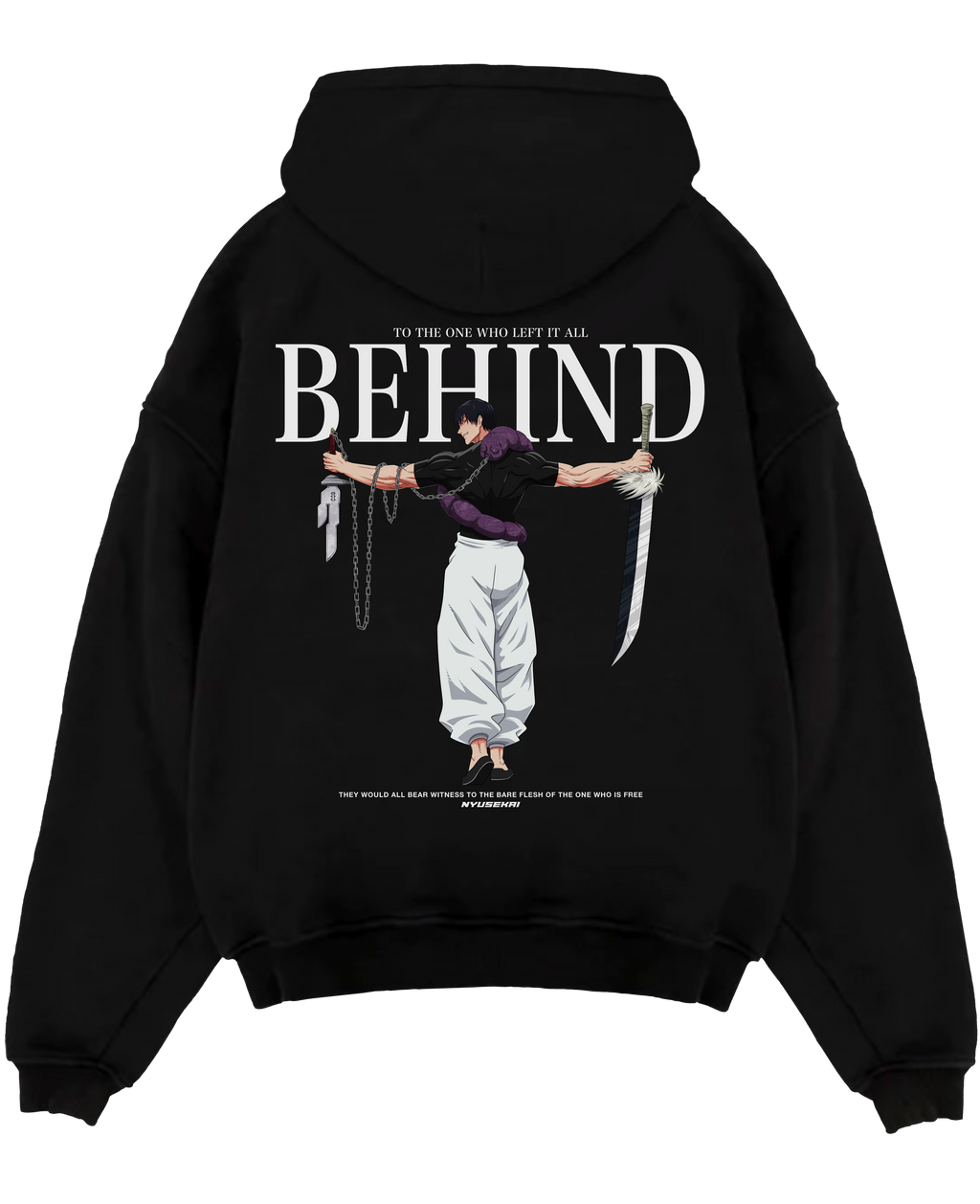 Morukai "Toji Fushiguro To the One Who Left It All Behind" Jujutsu Kaisen Unisex Hoodie