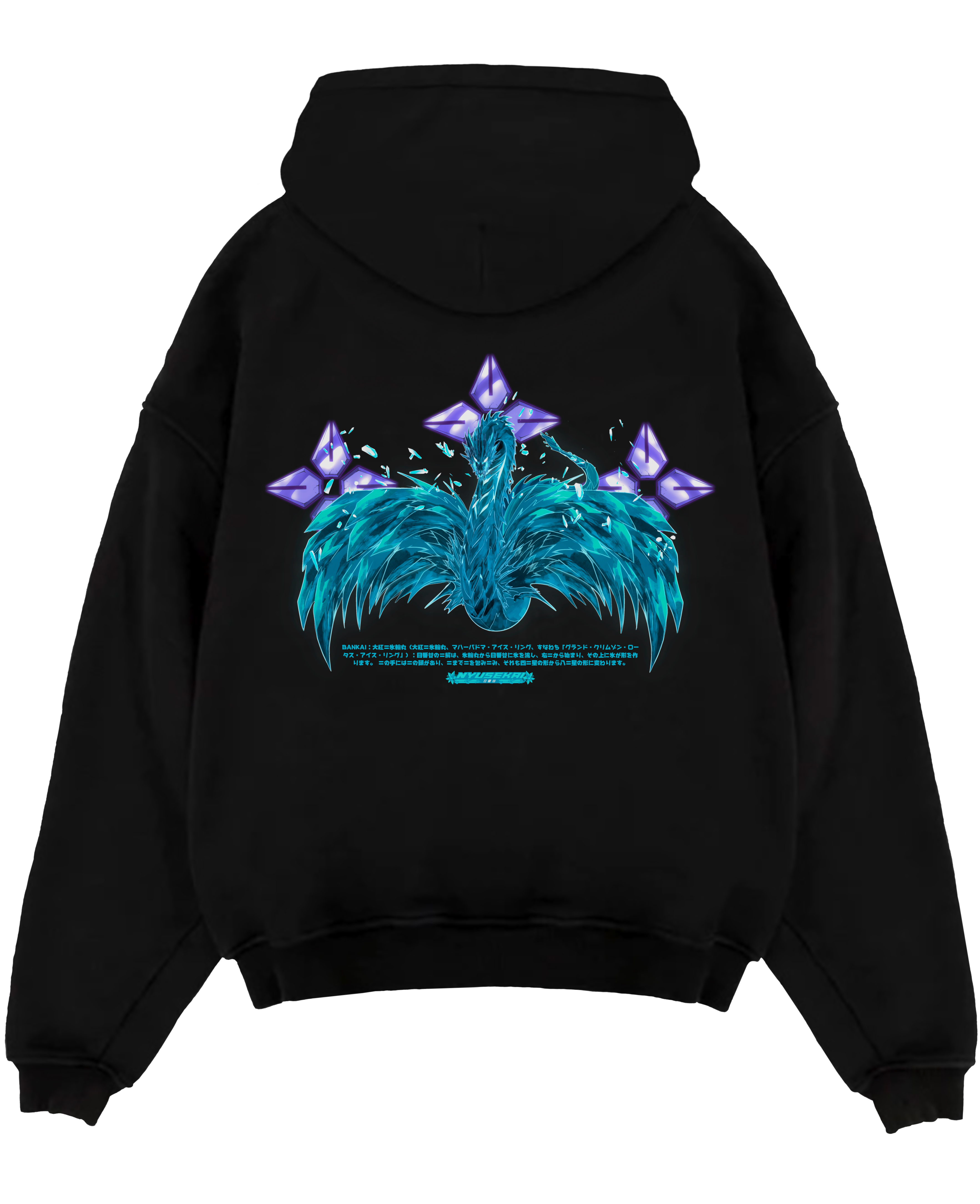Morukai "Toshiro Hitsugaya Daiguren Hyorinmaru" Bleach Unisex Hoodie