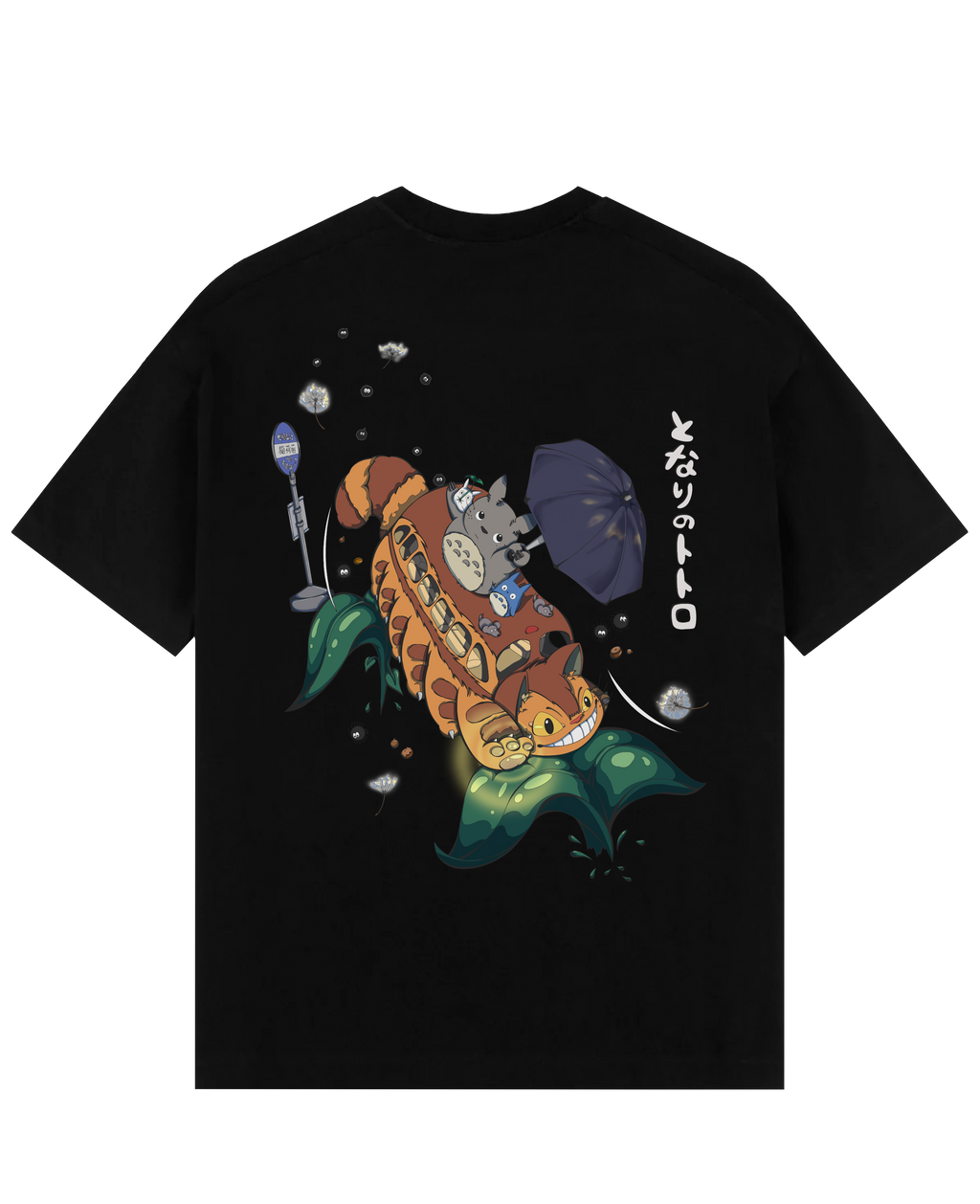 Morukai "Totoro X Catbus - My Neighbor Totoro Oversize T-Shirt