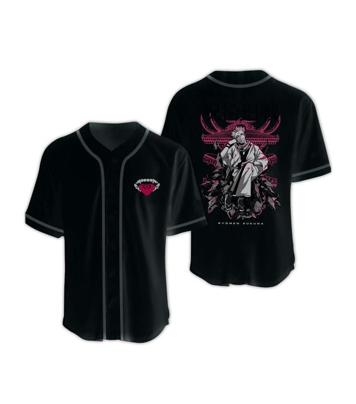 Morukai "Sukuna Jujutsu Kaisen Baseball Jersey
