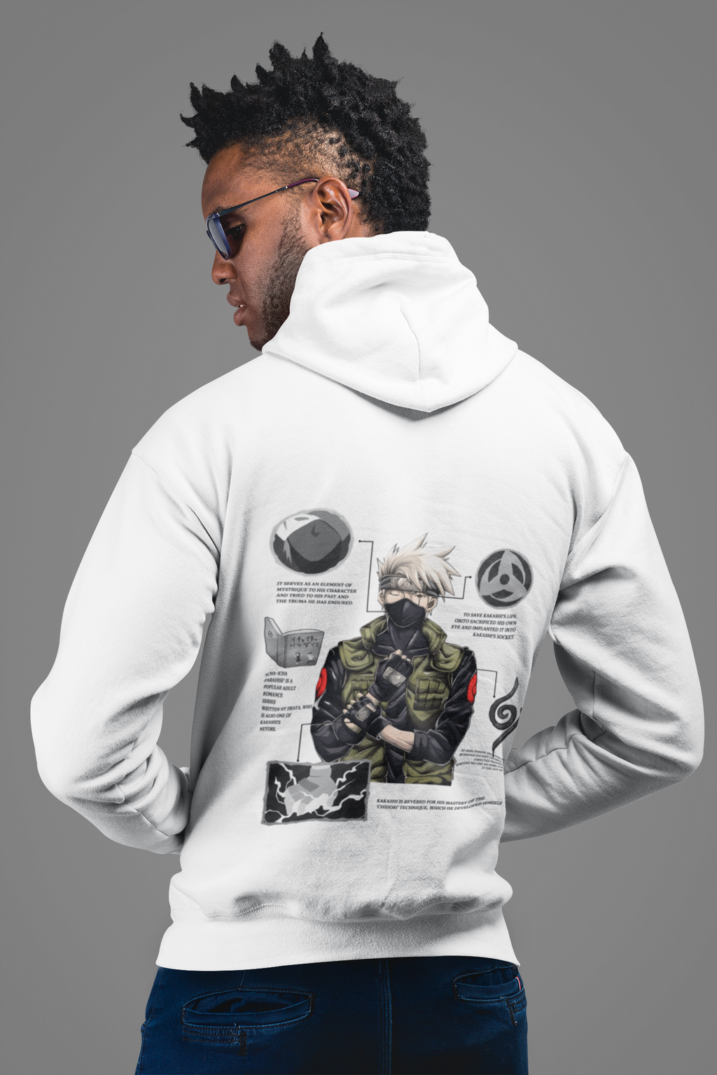 Morukai "Kakashi Hatake Copy Ninja" Naruto Unisex Hoodie