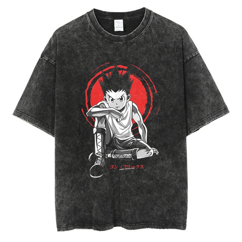Morukai "Gon Freecss" Hunter x Hunter Vintage Washed Oversized T-Shirt