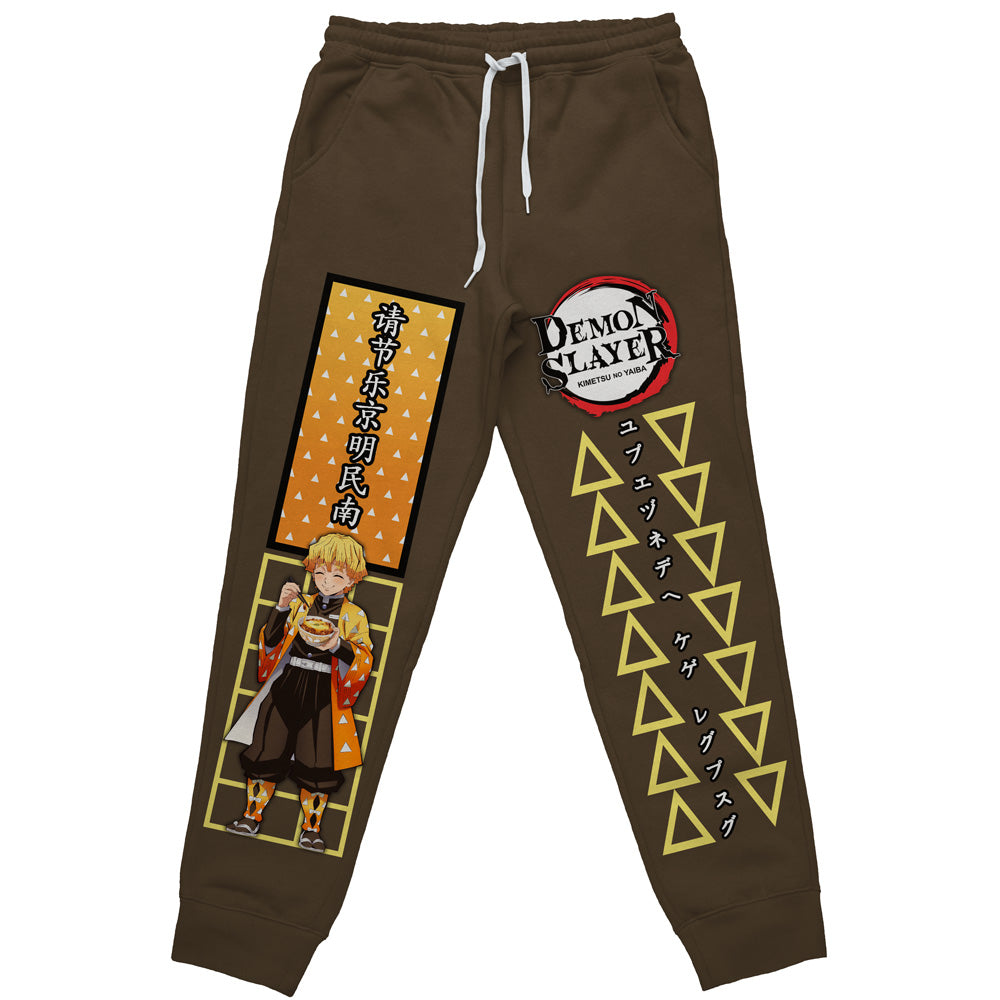 Morukai "Zenitsu Agatsuma" Demon Slayer: Kimetsu no Yaiba Streetwear Sweatpants