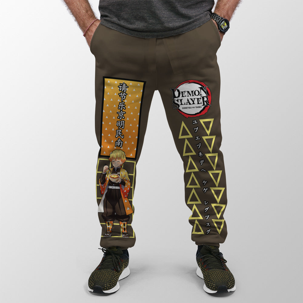 Morukai "Zenitsu Agatsuma" Demon Slayer: Kimetsu no Yaiba Streetwear Sweatpants