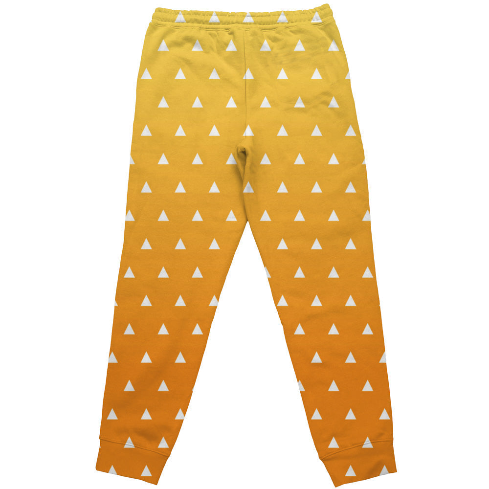 Morukai "Zenitsu Agatsuma Haori" Demon Slayer: Kimetsu no Yaiba Streetwear Sweatpants