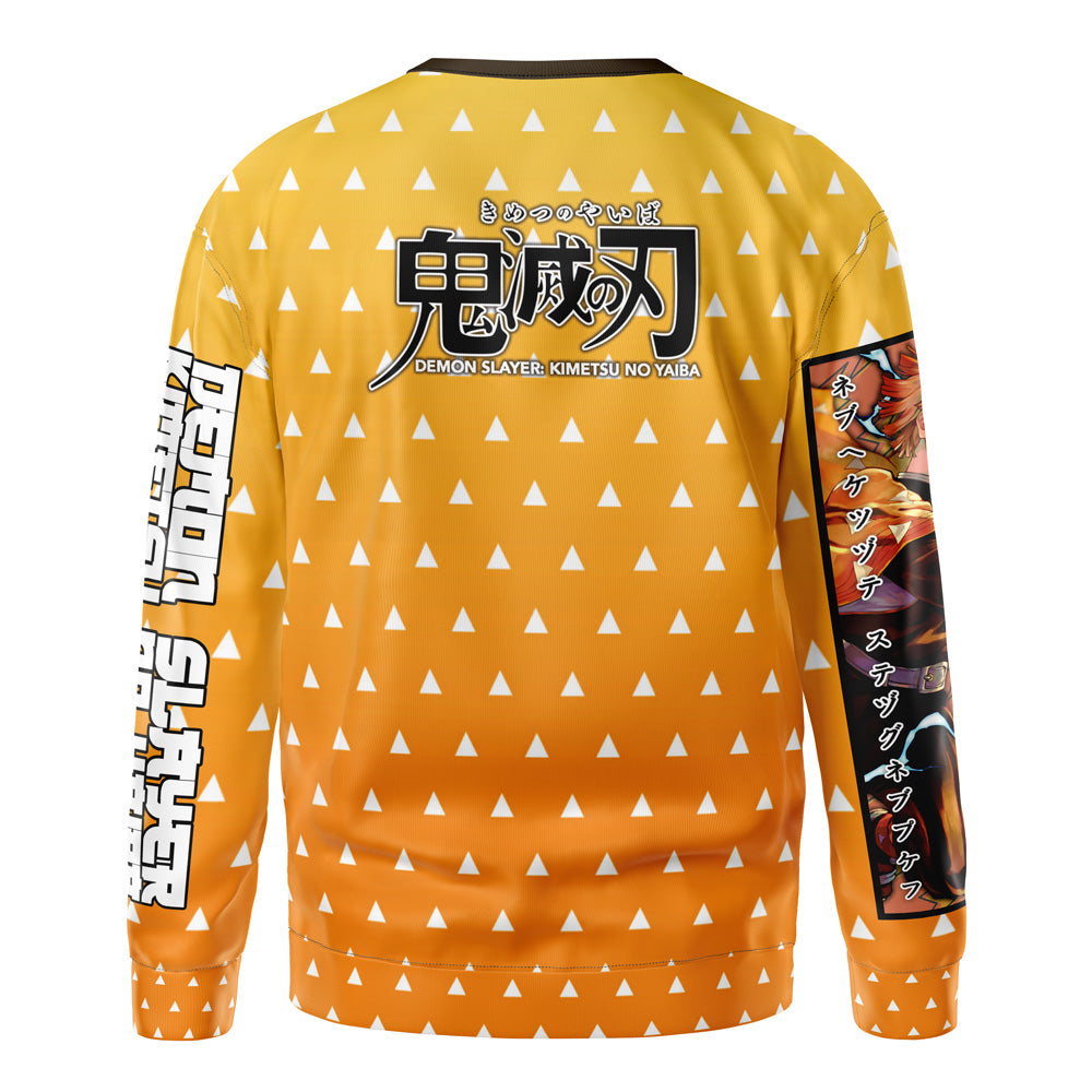 Morukai "Zenitsu Agatsuma Haori" Demon Slayer: Kimetsu no Yaiba Streetwear Sweatshirt