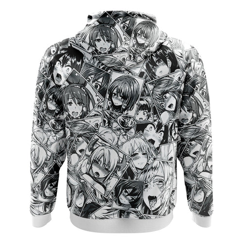Morukai "Ahegao Collection" Original Streetwear Zip Hoodie Jacket