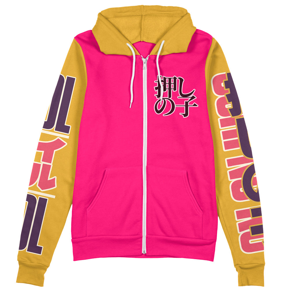 Morukai "Ai Hoshino Oshi no Ko Streetwear Zip Hoodie Jacket
