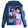 Morukai "Ajiro Shinpei Summer Time Rendering Streetwear Zip Hoodie Jacket