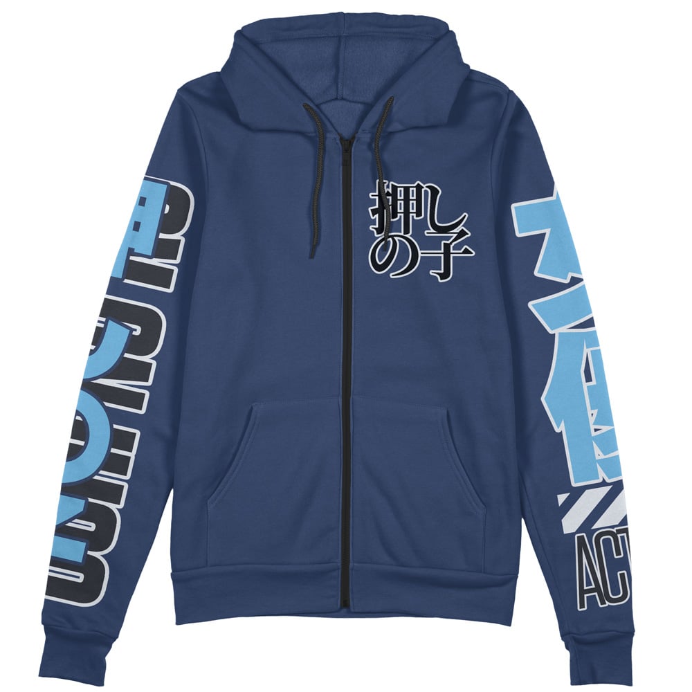 Morukai "Akane Kurokawa Oshi no Ko Streetwear Zip Hoodie Jacket