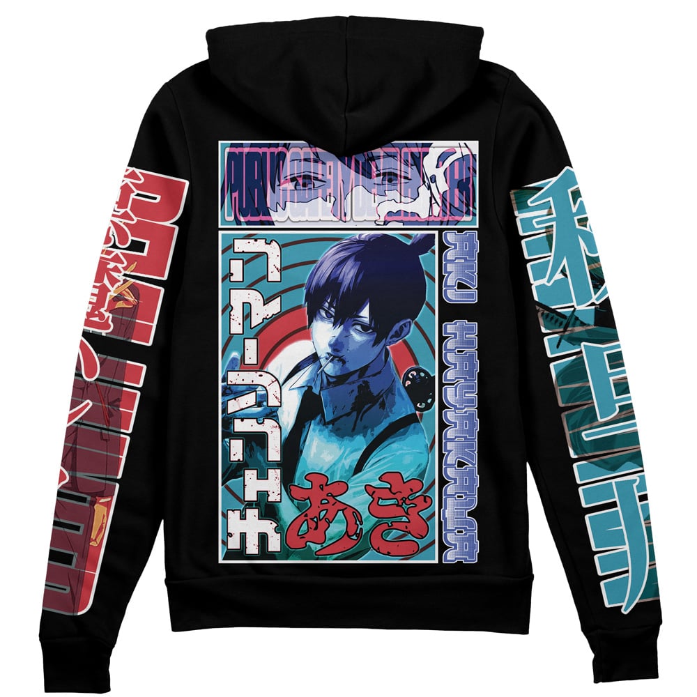 Morukai "Aki Hayakawa Chainsaw Man Streetwear Zip Hoodie Jacket