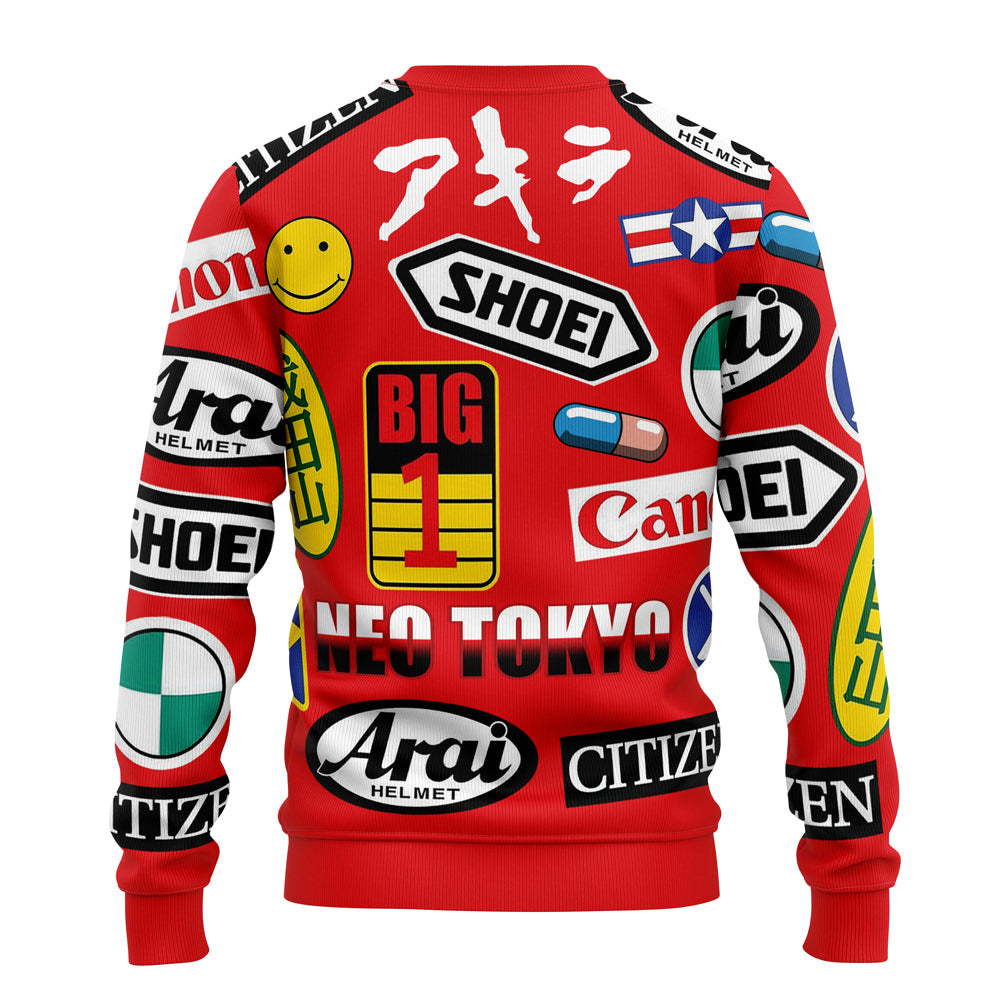 Morukai "Akira Full Decals Streetwear Sweatshirt