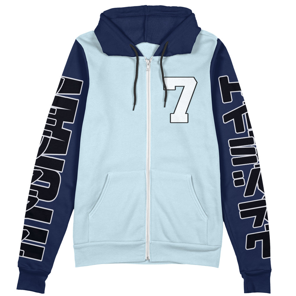 Morukai "Akira Sendoh Slam Dunk Streetwear Zip Hoodie Jacket