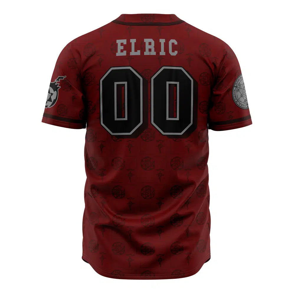 Morukai "Edward Elric" Fullmetal Alchemist Baseball Jersey