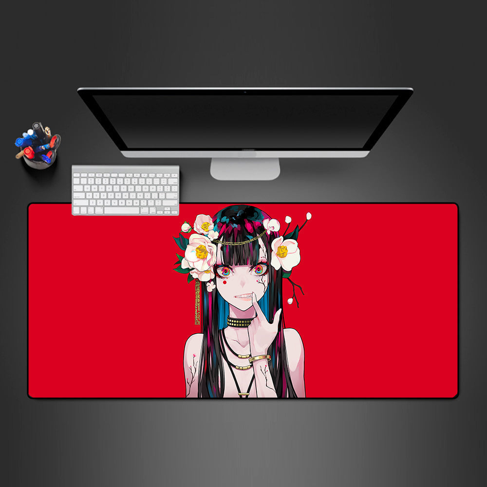 Morukai "Flower Girl" Original Gaming Mouse Pad