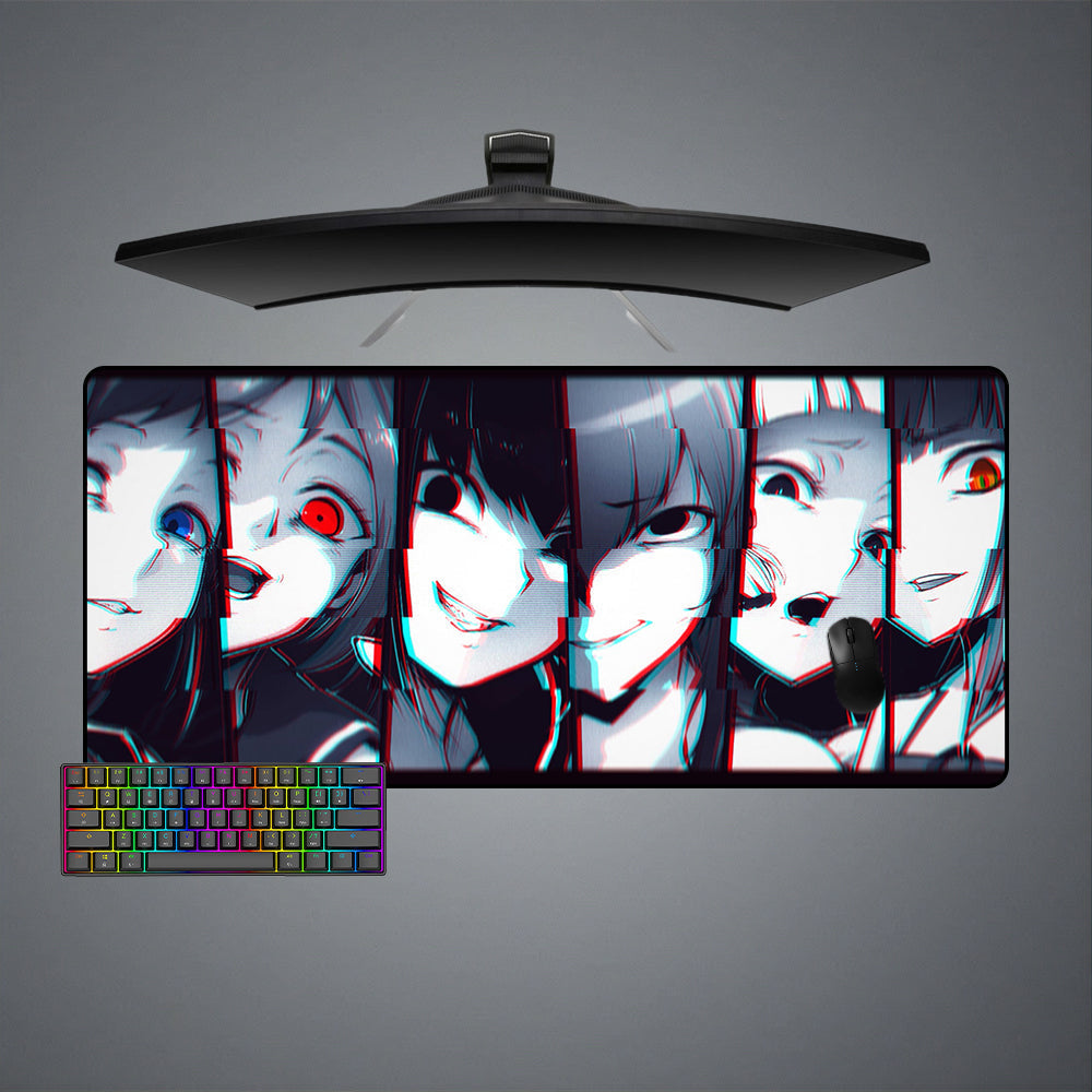 Morukai "Anime Girl Glitch Collage" Original Gaming Mouse Pad