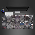 Morukai "Anime Girl Glowing Eyes' Azur Lane Gaming Mouse Pad