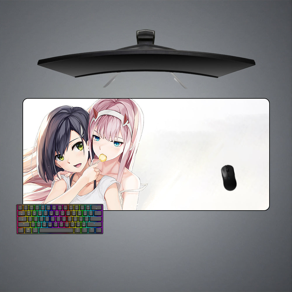 Morukai "Zero Two Lollipop" Darling in the Franxx Gaming Mouse Pad