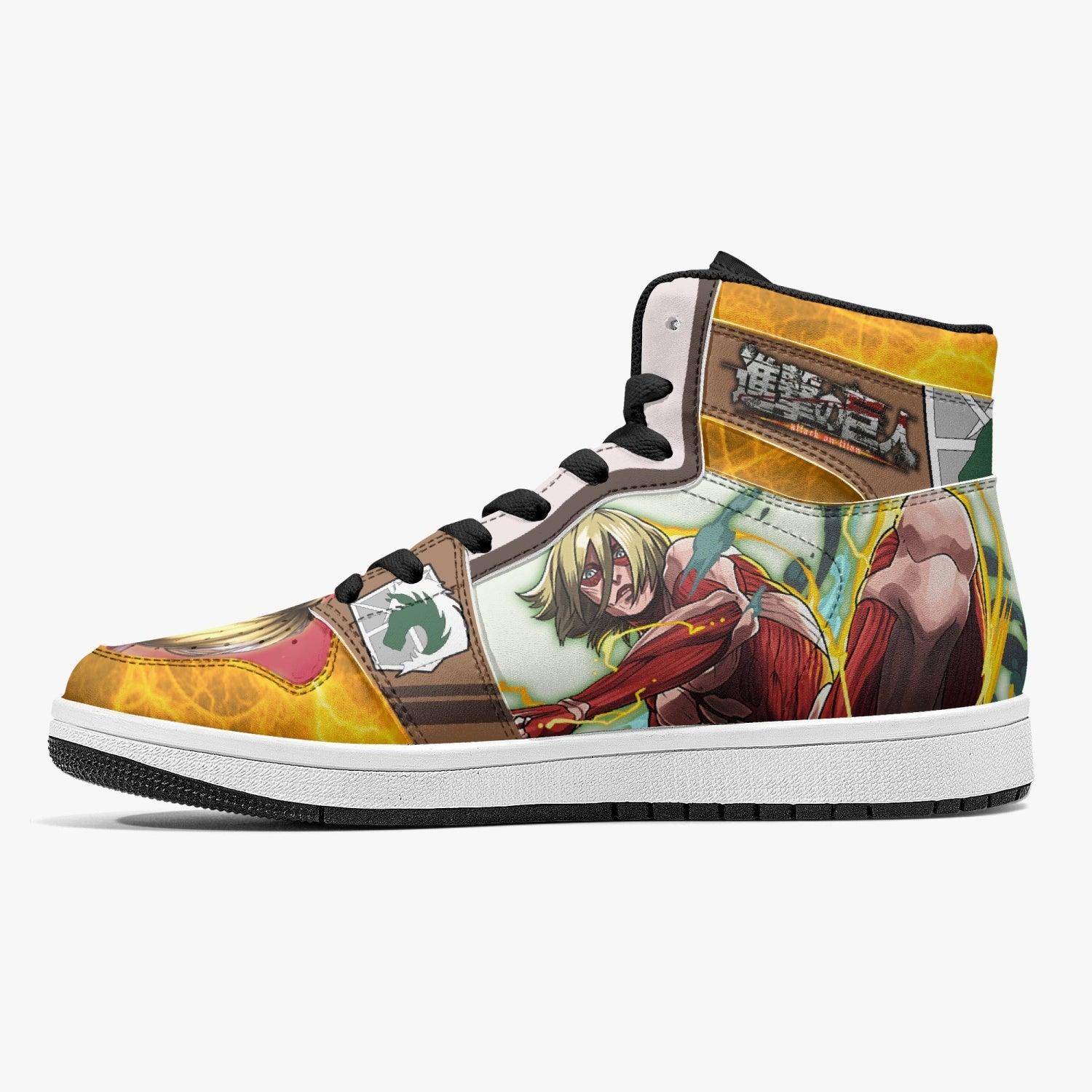 Morukai "Annie Leonhart Female Titan Mid 1 Basketball Shoes