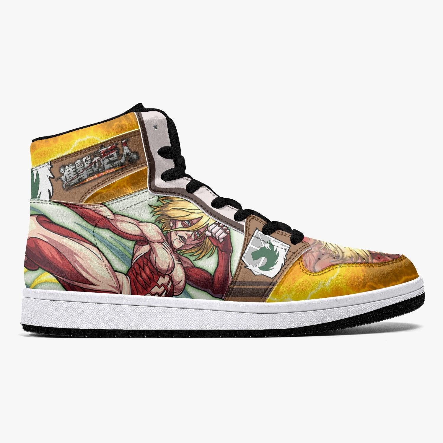Morukai "Annie Leonhart Female Titan Mid 1 Basketball Shoes