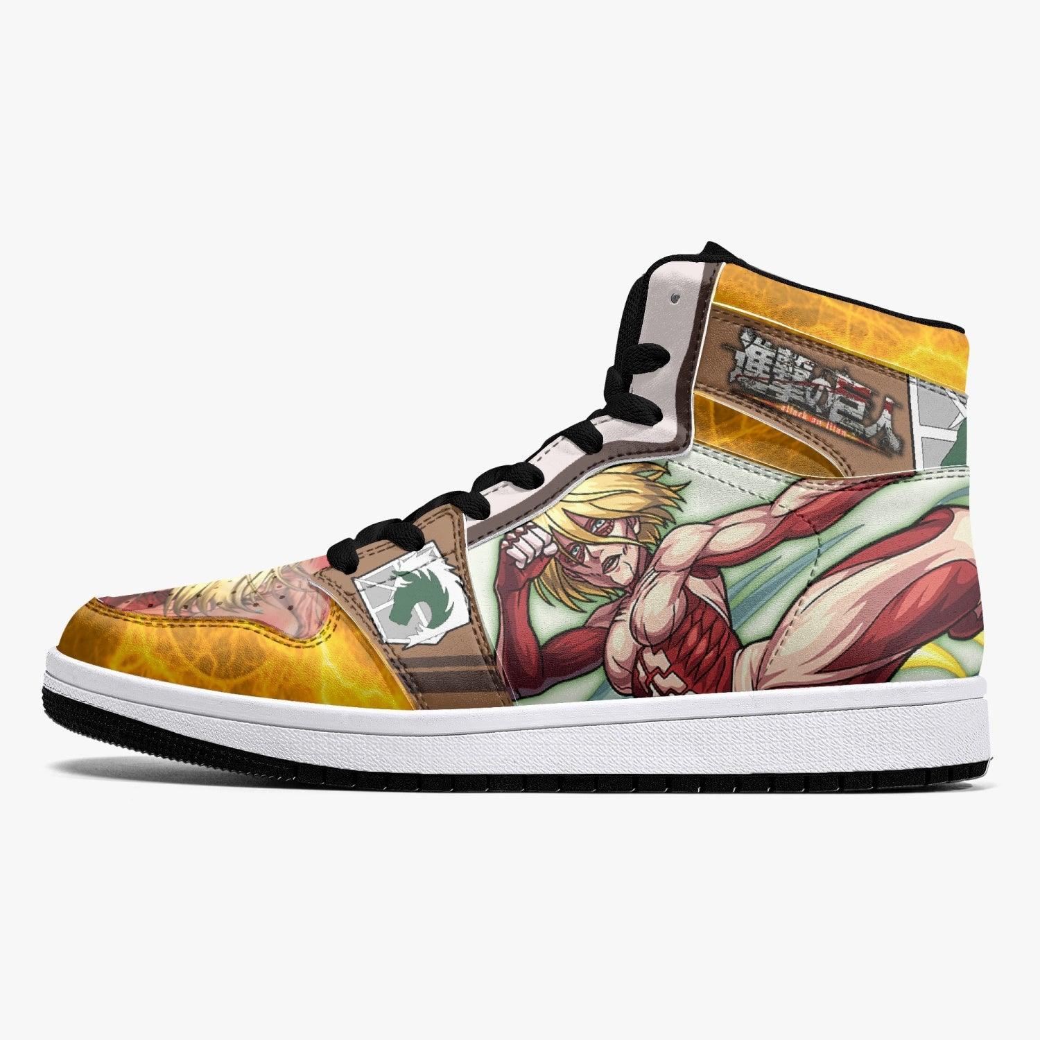 Morukai "Annie Leonhart Female Titan Mid 1 Basketball Shoes