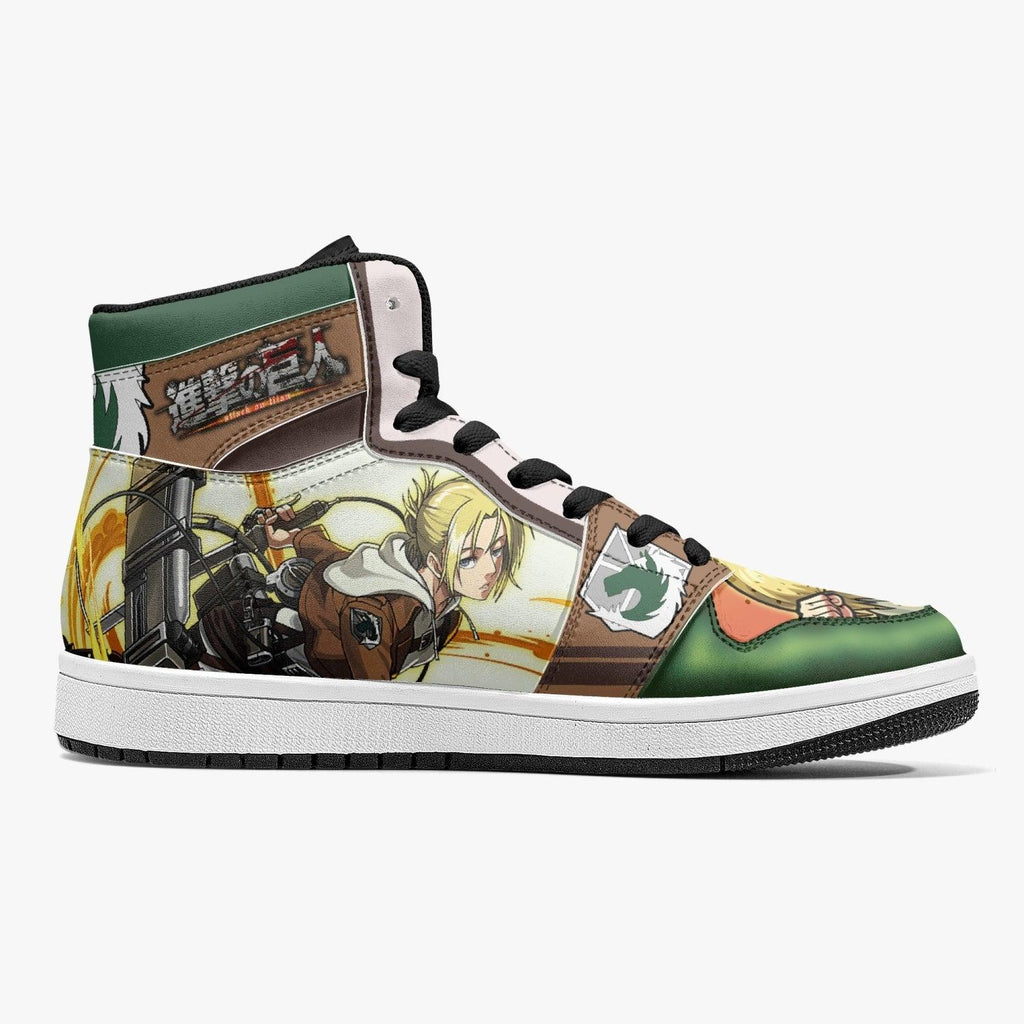 Morukai "Annie Leonhart Military Police Attack on Titan Mid 1 Basketball Shoes