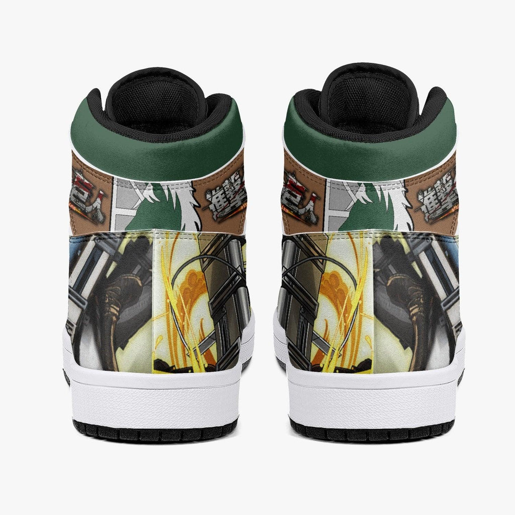 Morukai "Annie Leonhart Military Police Shingeki no Kyojin Mid 1 Basketball Shoes