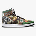 Morukai "Annie Leonhart Military Police Shingeki no Kyojin Mid 1 Basketball Shoes