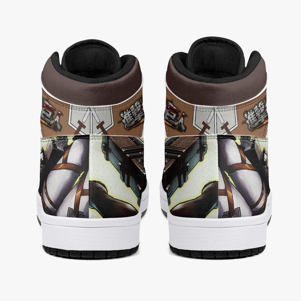 Morukai "Annie Leonhart Training Corps Attack on Titan Mid 1 Basketball Shoes