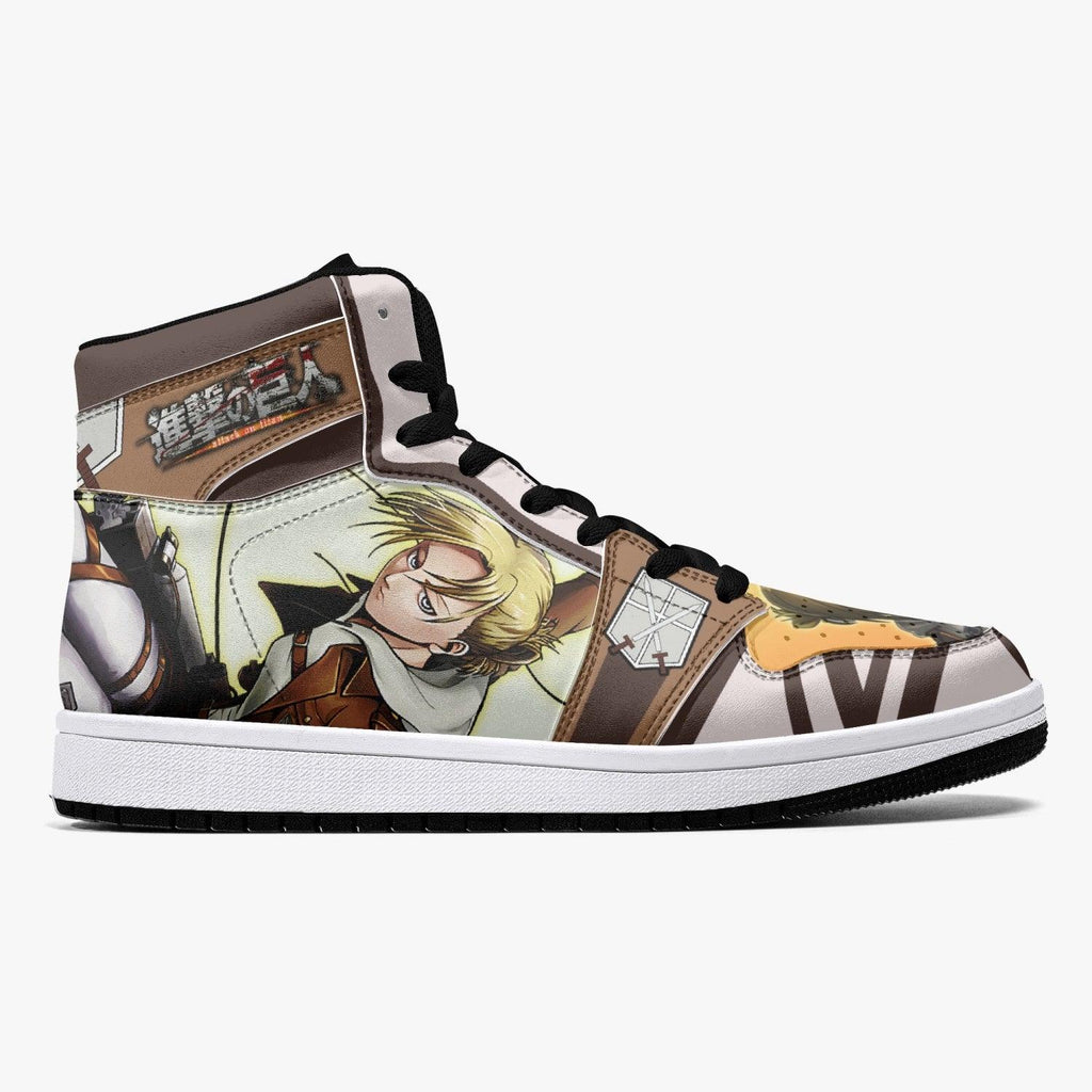 Morukai "Annie Leonhart Training Corps Shingeki no Kyojin Mid 1 Basketball Shoes